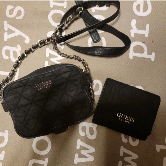 Guess Handbags - Guess Bag & Matching Wallet